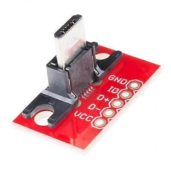 3x USB Micro B Plug Breakout Module for Board - Electonic Components